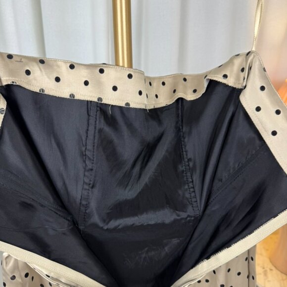 Vintage 90s Polka Dot Strapless Dress Made in USA Medium - Picture 7 of 9